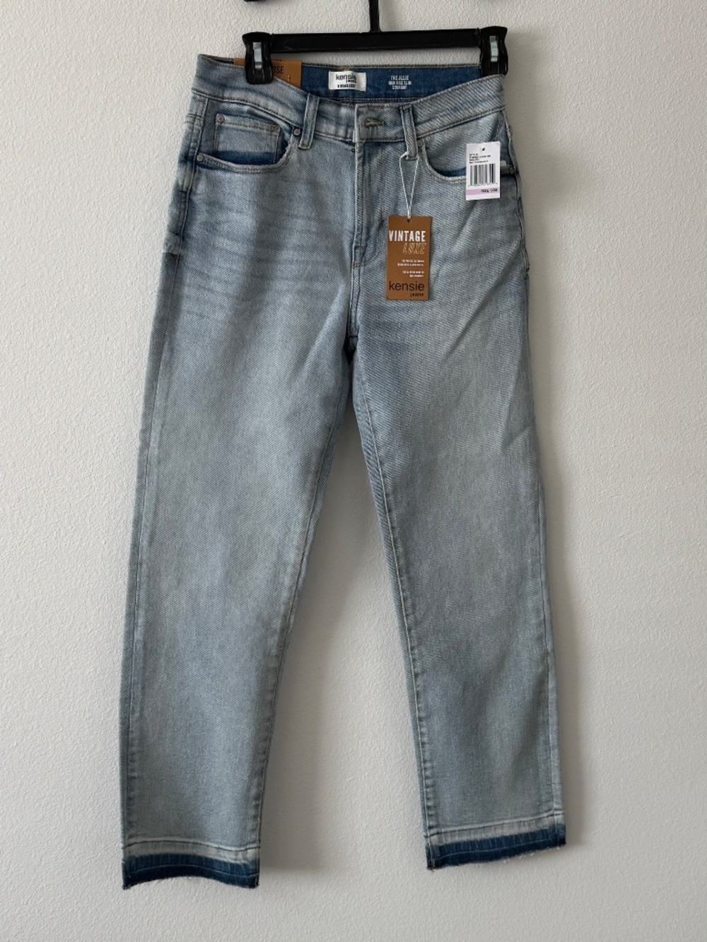 Kensie Womens Vintage Luxe High Rise Slim Straight Jeans Melton Released 6/28